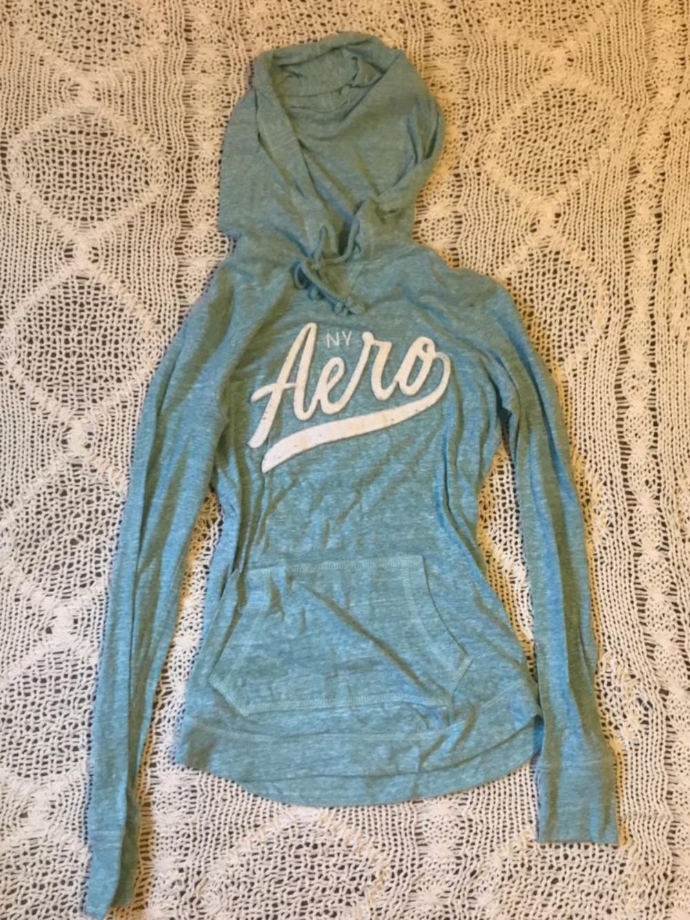 Lightweight blue aero hoodie Y2K Aeropostale 00s   - good condition , slight dis